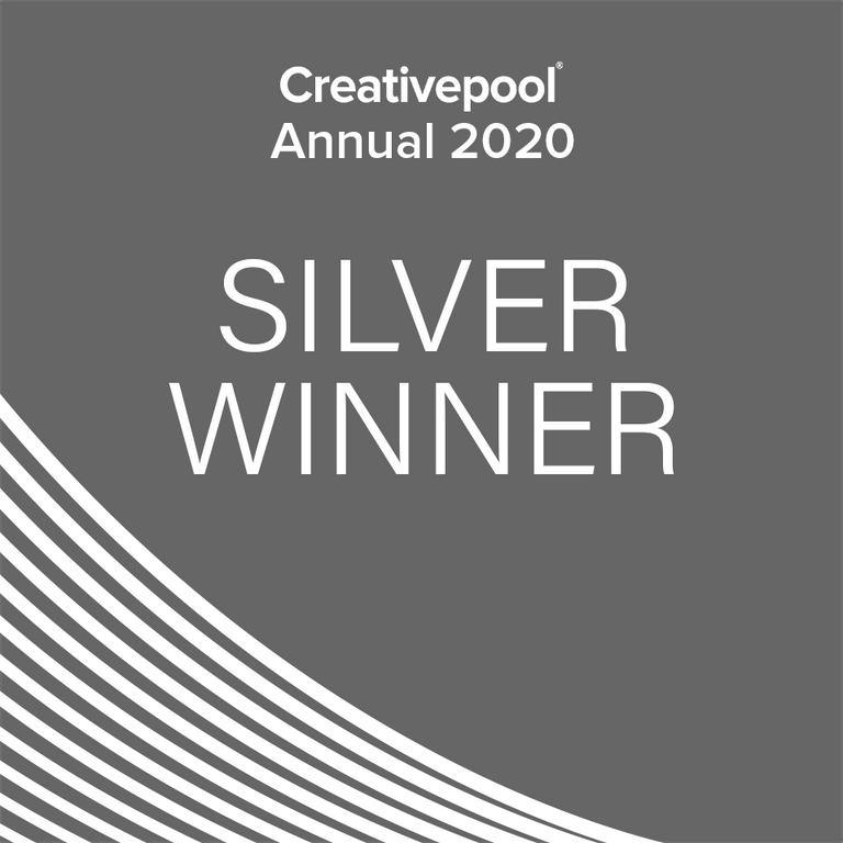 SILVER IN THE '3D INDIVIDUALS' CATEGORY OF CREATIVEPOOL'S ANNUAL 2020